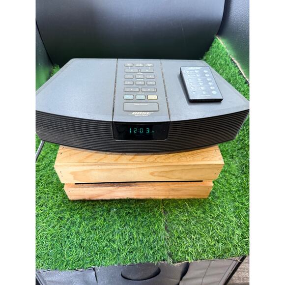 Bose Wave Radio - Model AWR1G1 - Black - FM/AM Alarm -Tested and Works - Picture 1 of 10